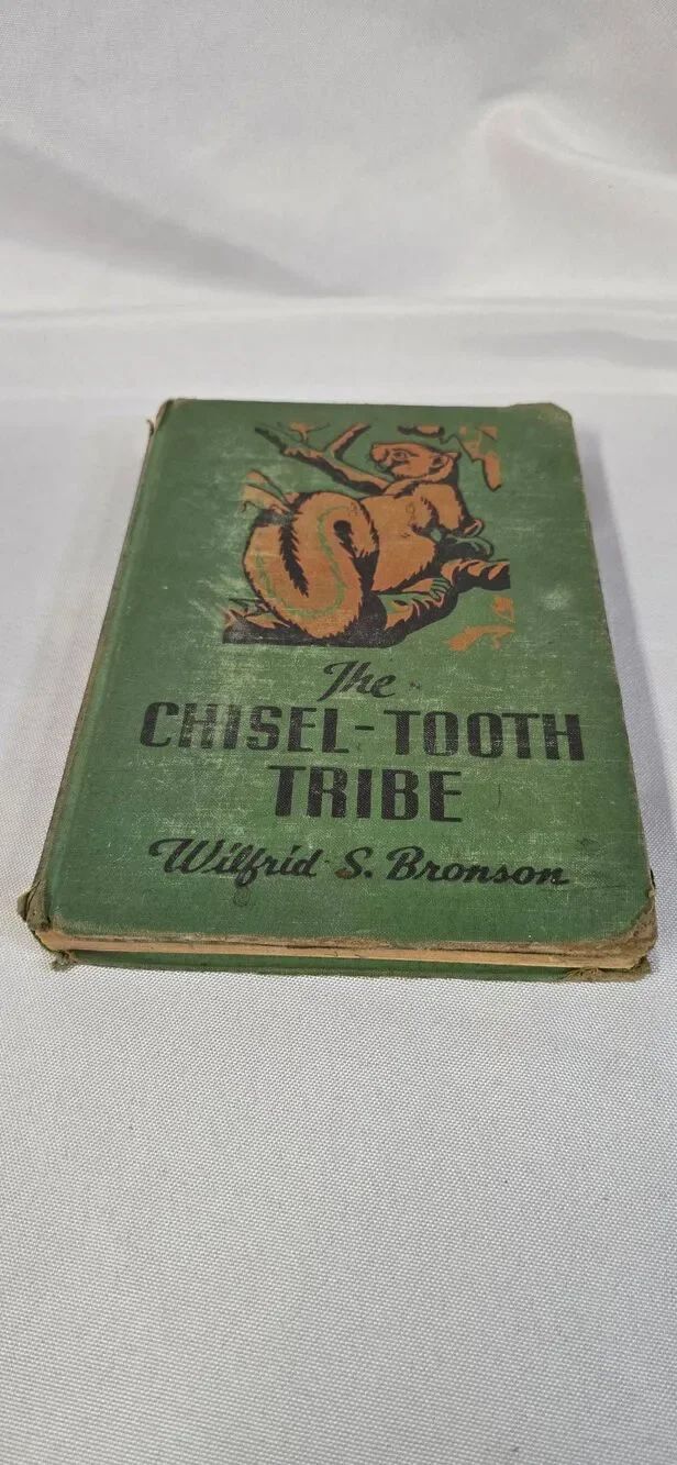 1939 hardcover edition "The Chisel-Tooth Tribe" by Wilfrid S. Bronson.